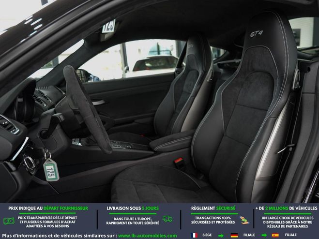 Porsche Cayman GT4 4.0i 420 ch Noir de 2020