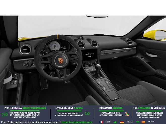 Porsche Cayman GT4 4.0i 420 ch Jaune de 2020