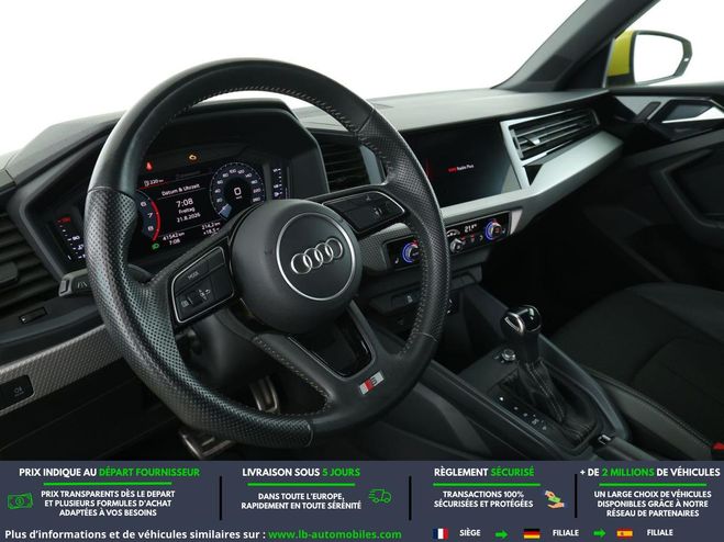 Audi A1 30 TFSI 116 ch BVA Jaune M�tallique de 2019