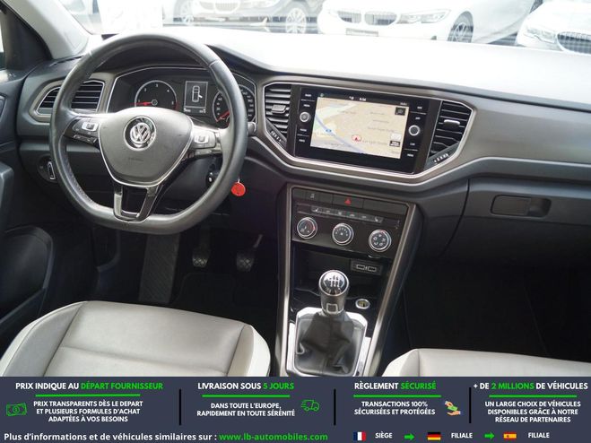 Volkswagen T Roc 1.6 TDI 115 BVM Gris de 2018