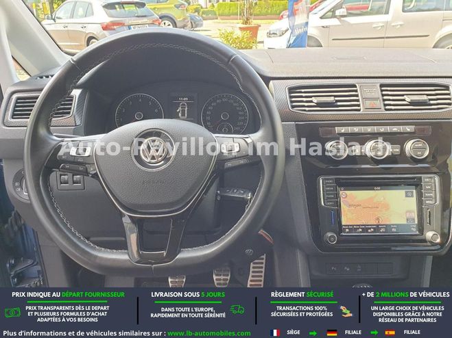 Volkswagen Caddy 1.4 TSI 125 BVM Bleu M�tallique de 2016