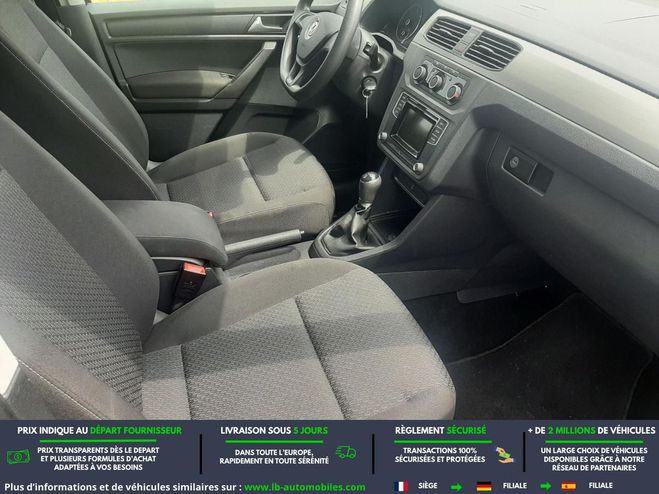Volkswagen Caddy 2.0 TDI 102 BVM Noir M�tallique de 2016