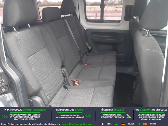 Volkswagen Caddy 2.0 TDI 102 BVM Noir M�tallique de 2016