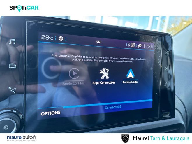 Peugeot Partner PARTNER FOURGON M 650 KG BLUEHDI 100 S&S White de 2023