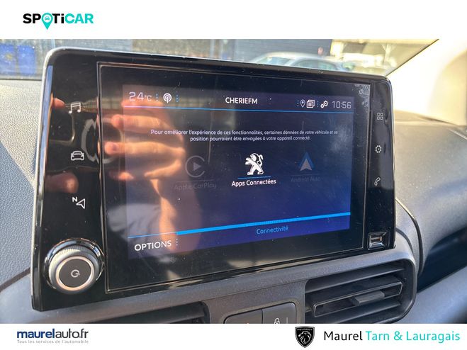 Peugeot Partner PARTNER FOURGON M 650 KG BLUEHDI 100 S&S White de 2022