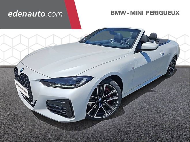 BMW Serie 4 Cab 420i 184 ch BVA8 M Sport 2p Blanc de 2023