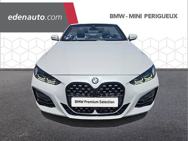 BMW Serie 4 Cab 420i 184 ch BVA8 M Sport 2p Blanc de 2023