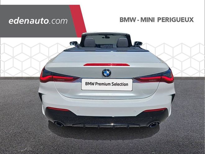 BMW Serie 4 Cab 420i 184 ch BVA8 M Sport 2p Blanc de 2023