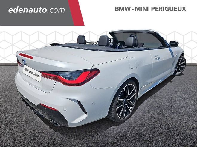 BMW Serie 4 Cab 420i 184 ch BVA8 M Sport 2p Blanc de 2023