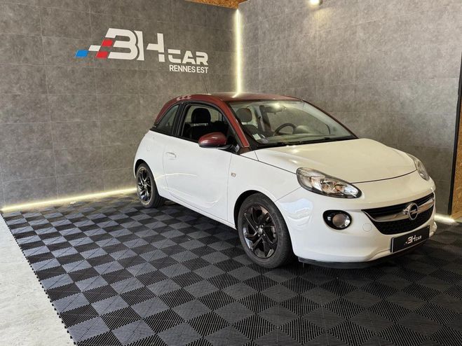 Opel Adam 1.2 70ch JAM / CUIR CHAUFFANT / CIEL �TO Blanc de 2013