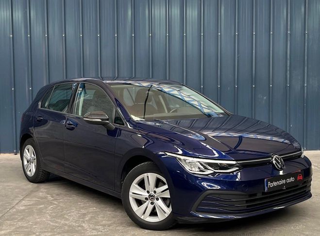 Volkswagen Golf 1.5 TSI 130 LIFE - Garantie 1 an - CarPl Bleu de 2021