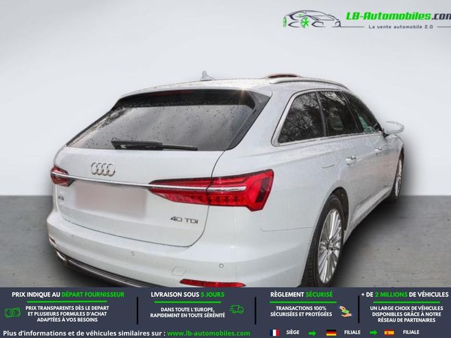 Audi A6 40 TDI 204 ch BVA Blanc M�tallique de 2021