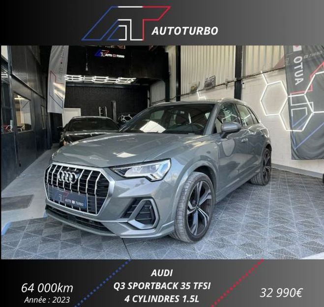 Audi Q3 Sportback 35 TFSI 150CH S LINE TRONIC 7 Gris de 2023