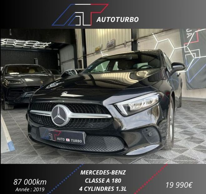 Mercedes Classe A 180 136CH BUSINESS LINE 7G-DCT Noir de 2019