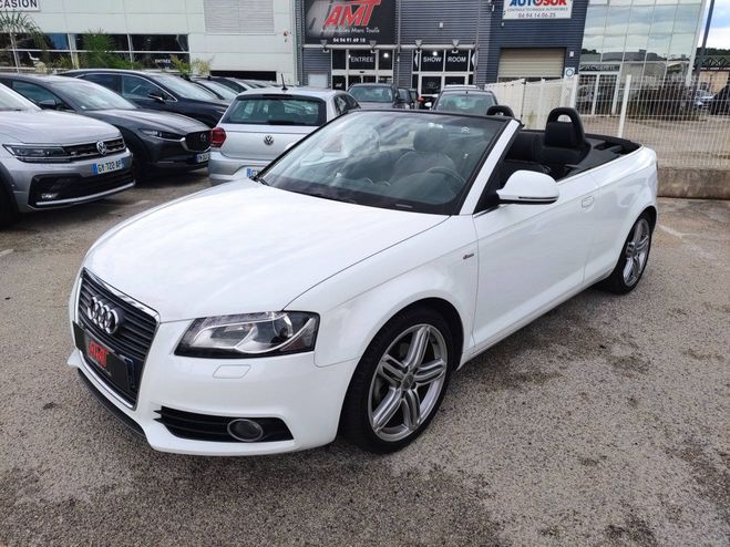 Audi A3 Cabriolet 2.0 TDI 140 S-Line BLANC de 2010