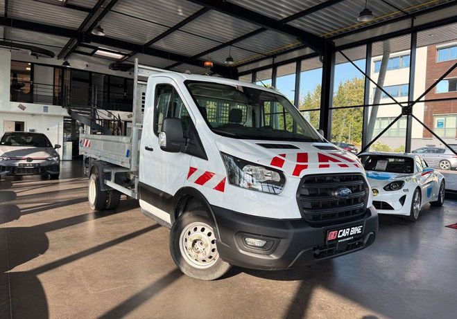 Ford Transit 2T 2.0 170CH L2 BENNE 3 PLACES Garantie  Blanc de 2024