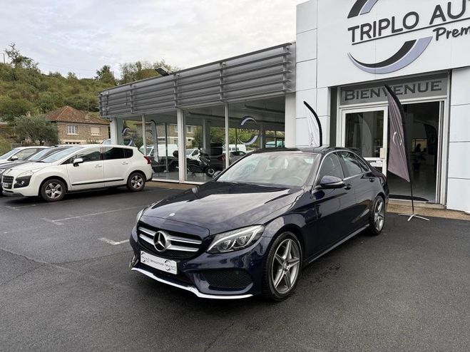 Mercedes Classe C 220 d 170ch BVA 9G-Tronic Sportline SUIV BLEU FONCE de 2017