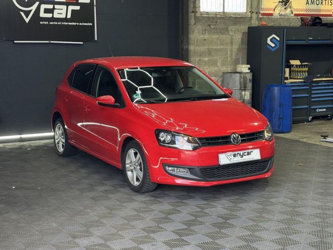 Volkswagen Polo V 1.6 TDI 105 ch SPORTLINE ROUGE FONCE de 2011