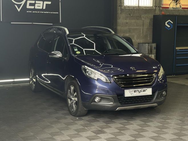 Peugeot 2008 1.6 L BLUEHDI 120 ch FELINE BLEU FONCE de 2015