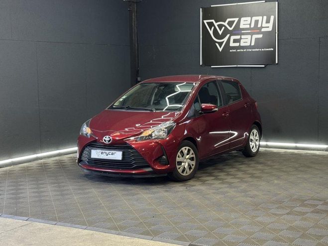 Toyota Yaris III (3) 70 ch VVT-I ACTIVE 5P ROUGE FONCE de 2018