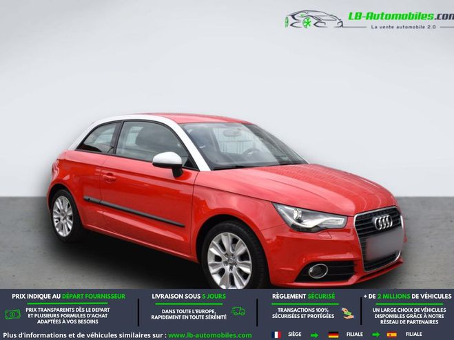 Audi A1 1.6 TDI 90 BVA Rouge M�tallique de 2011