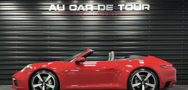 Porsche 911 ? 992 CABRIOLET 3.0 385 Ch PDK Rouge de 2020