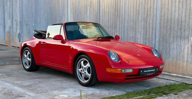 Porsche 911 993 Carrera 2 Cabriolet Rouge indien L80 Rouge de 1994