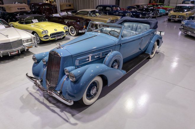 Autres marques Pierce-Arrow Sedan Deluxe 8 Convertible Bleu de 1936