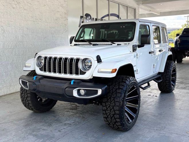 Jeep Wrangler Sahara 4xe 4x4 4dr SUV Blanc de 2024