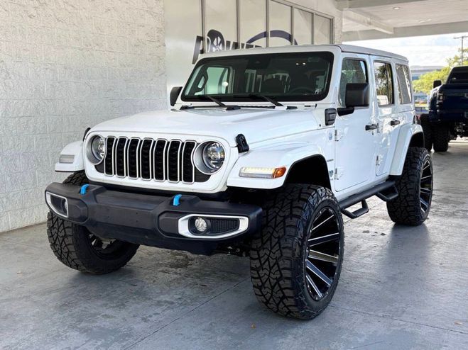 Jeep Wrangler Sahara 4xe 4x4 4dr SUV Blanc de 2024