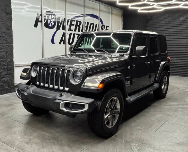 Jeep Wrangler Unlimited Sahara 4x4 4dr SUV Gris de 2019