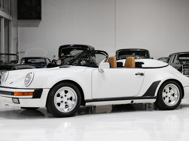 Porsche 911 SPEEDSTER (ONLY 8,857 MILES) ONLY MILES Blanc de 1989