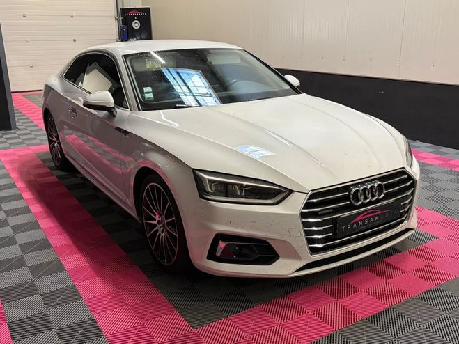 Audi A5 quattro design Coupe 2.0 TDI 190 BVA Blanc de 2017