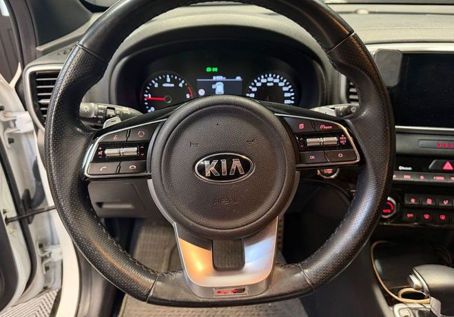 Kia Sportage 1.6 CRDi 135 HYBRID MHEV 48VOLT GT LINE  Blanc de 2021