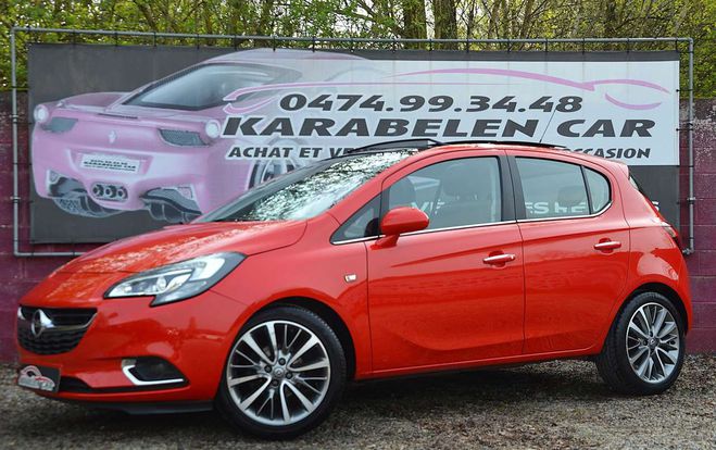 Opel Corsa 1.4i Cosmo BOITE AUT TOIT OUV CARPLAY CA Rouge M�tallis� de 
