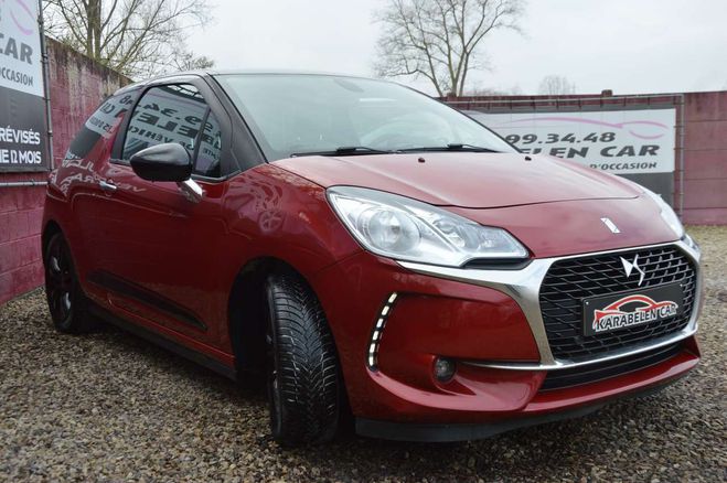 Citroen DS3 3 1.6BlueHDi Sport Chic NAV CUIR SENS AR Rouge M�tallis� de 