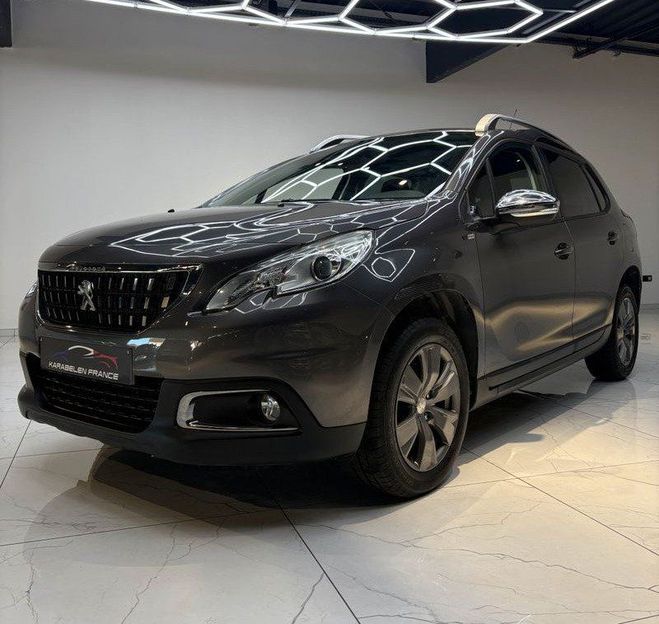 Peugeot 2008 1.6BLUE HDI Style NAV CUIR SENS AR 39.70 Gris de 2017