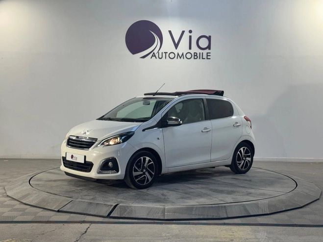 Peugeot 108 1.2 VTI 82 CV Allure Top - Toit panorami Blanc de 2015
