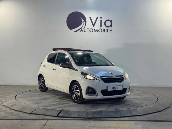 Peugeot 108 1.2 VTI 82 CV Allure Top - Toit panorami Blanc de 2015
