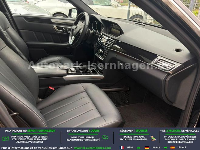 Mercedes Classe E 300 BVA Noir M�tallique de 2014