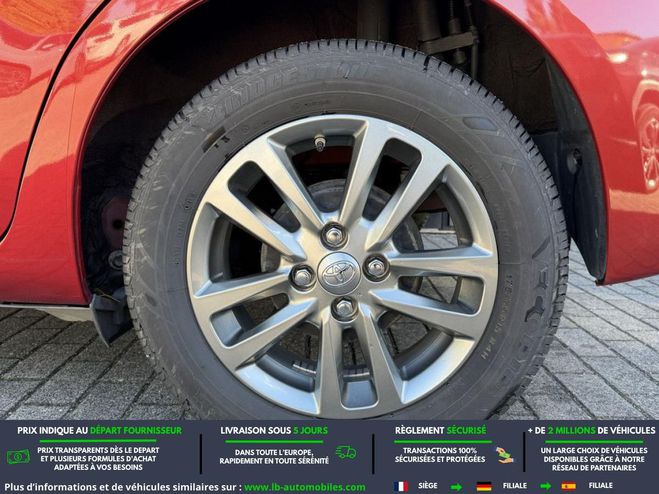 Toyota Yaris 100 VVT-i BVM Rouge M�tallique de 2015