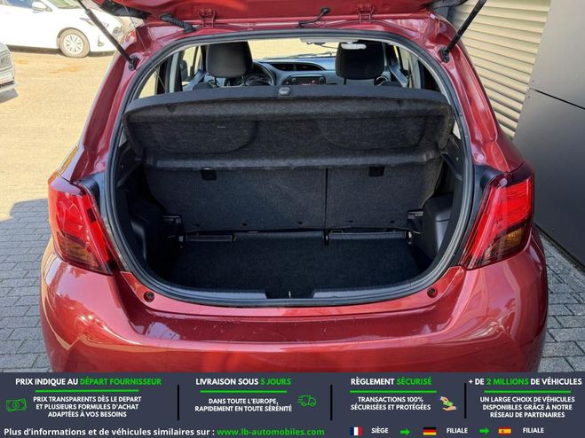 Toyota Yaris 100 VVT-i BVM Rouge M�tallique de 2015