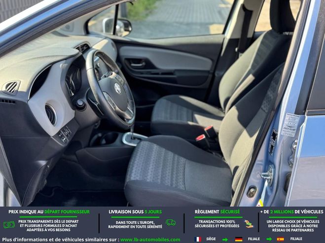 Toyota Yaris 100 VVT-i BVA Bleu M�tallique de 2016