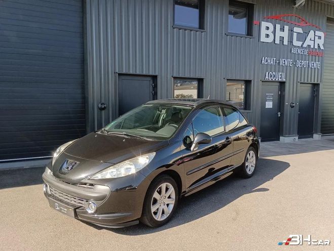Peugeot 207 1.6 VTI 120CV TOIT OUVRANT CLIM PDC Noir de 2007