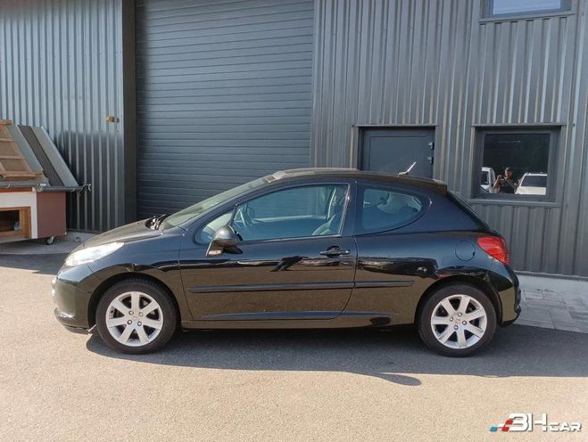 Peugeot 207 1.6 VTI 120CV TOIT OUVRANT CLIM PDC Noir de 2007