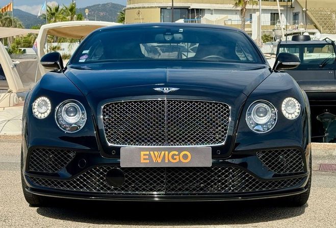 Bentley Continental GT Speed 6.0 W12 635ch 2016 42000KMS AUC Noir de 2016