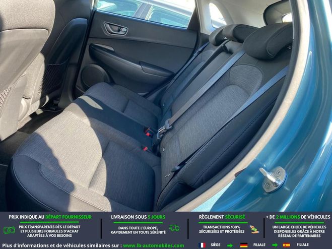Hyundai Kona 39 kWh - 136 ch Bleu M�tallique de 2019