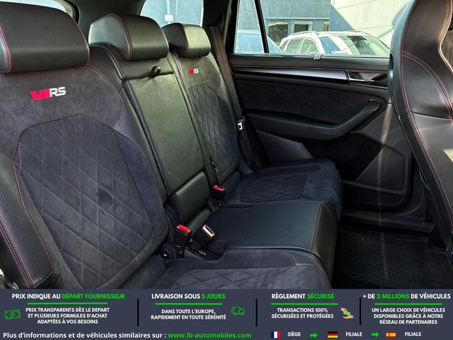 Skoda Kodiaq 2.0 Bi-TDI 240 BVA 4x4 5pl Noir M�tallique de 2019