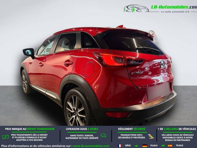 Mazda Cx 3 1.5L Skyactiv-D 105 4x2 Rouge M�tallique de 2016