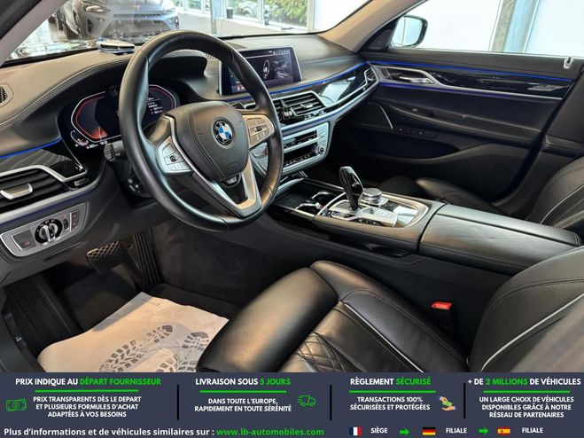 BMW Serie 7 750i xDrive 530 ch BVA Bleu M�tallique de 2019